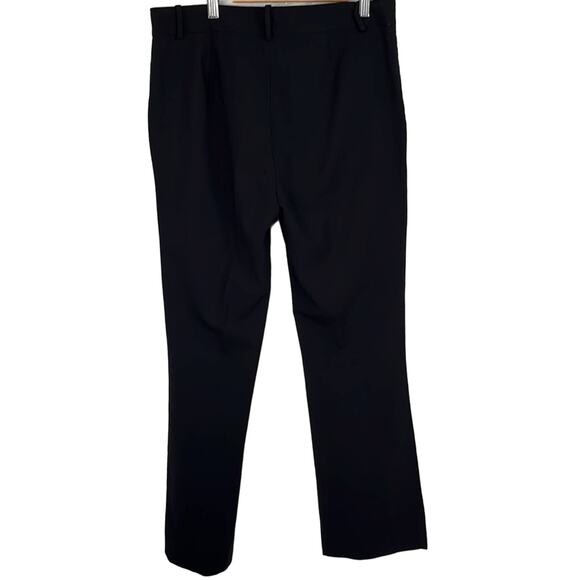 Diane Von Furstenberg Black Wool Blend Trousers Size 8 - Picture 4 of 11